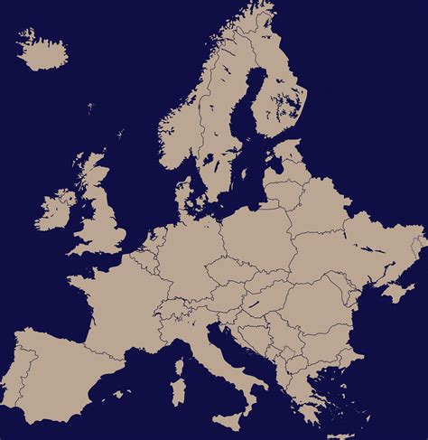 Blank Map Of Europe And Middle East Collapse Of The Eastern Front