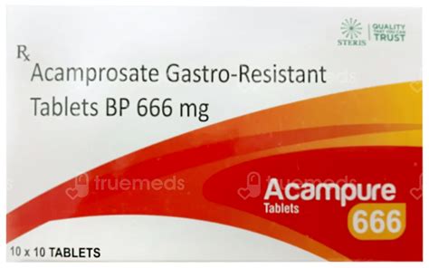 Acampure 666 Tablet 10 - Uses, Side Effects, Dosage, Price | Truemeds