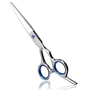 Stainless Steel Hair Cutting Scissors Barber Scissors Professional Hair ...