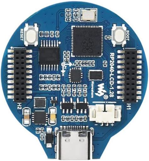 Buy RP2040 MCU Board with 1.28inch LCD,Round Shape, Accelerometer and ...