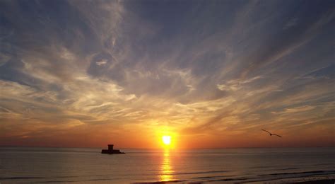 La Rocco Tower Sunset, St Ouen's Bay, Jersey Channel Islands