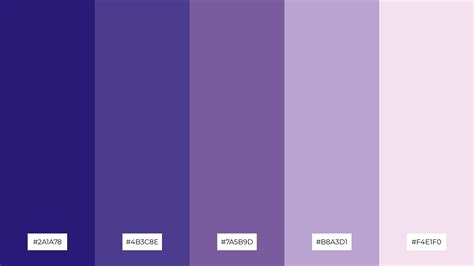 The Best 15 Purple Dark Blue Color Palette Combinations