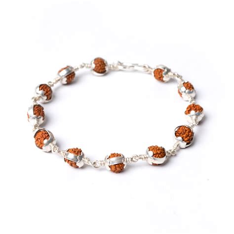 Hem Jewels® Silver Rakhi for Brother | Enclosed Rudraksh Handcrafted ...