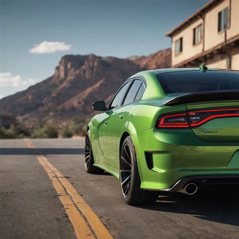 In-Depth Look at the Green Dodge Charger Hellcat