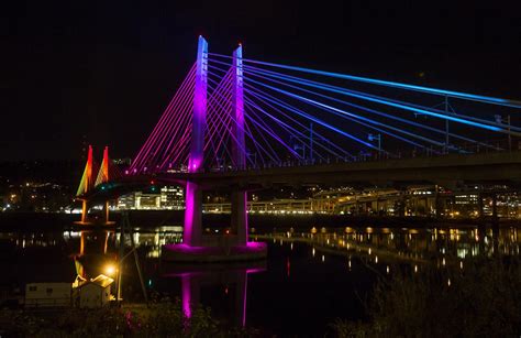 80s Night at Tilikum Crossing in Portland