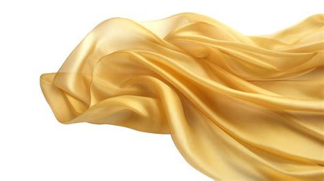 Golden flying fabric, 3d wave cloth 24732945 PNG