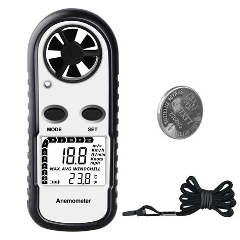 Digital Anemometer Wind Speed Meter Wind Gauges Air Flow Velocity ...
