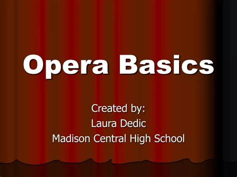 Image result for Opera College Tutorial