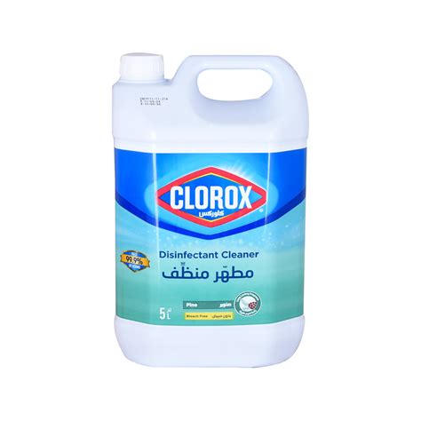 Clorox floor cleaner and disinfectant, pine scent, 5 liters