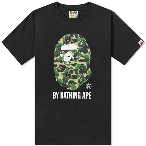 A Bathing Ape ABC Camo By Bathing Ape T-Shirt Black & Green | END. (GB)