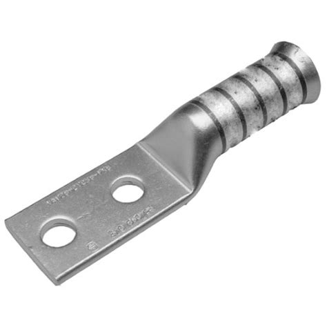 Burndy YAV2C2TC38-FXB Two Hole Hylug Flex Conductor Long Barrel Belled ...