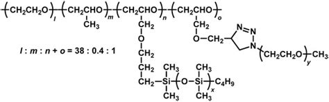 Preparation of Comb-Shaped Polyether with PDMS and PEG Side Chains and ...