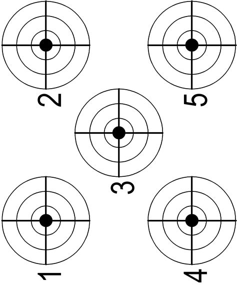 Free Printable Targets For Sighting In A Rifle