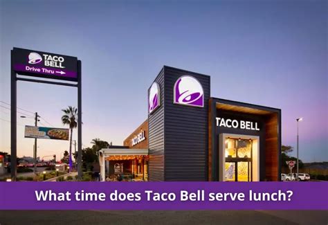 Taco Bell Lunch Hours 2023 - What Time Does Taco Bell Start Serving Lunch?