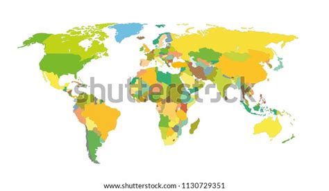 Colorful World Map Vector 的图像结果
