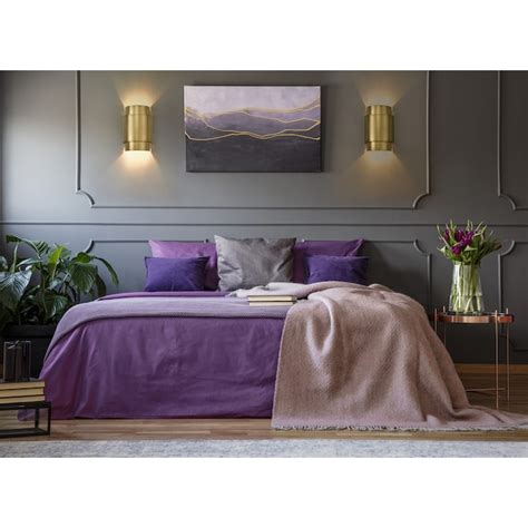 Z-Lite Harlech 8.5-in W 2 -Light Brushed Brass Industrial Wall Sconce ...