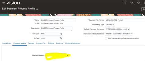 Image result for Payment Method Oracle Fusion Financials