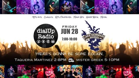 dialUp Radio @ LKN Brewery, Lake Norman Brewery, Westport, 28 June 2024 ...