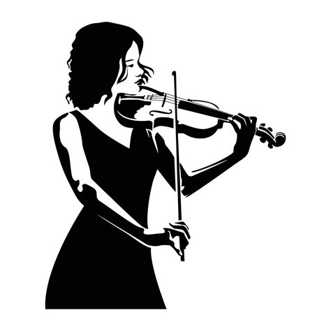 Violin Player Silhouette