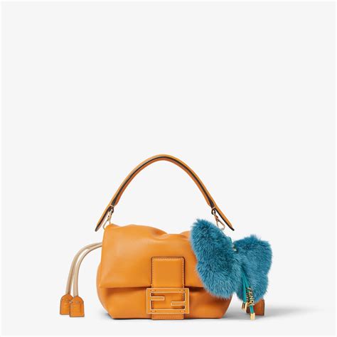 Butterfly Charm Fur Light blue | Fendi
