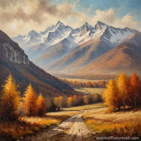 vintage oil minimalism impressionism countryside painting Prompts | Stable Diffusion Online