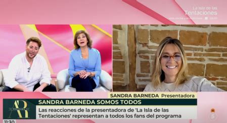 Sandra Barneda vaticina un futuro complicado para 'La Isla de las ...