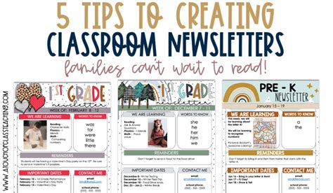 Image result for Classroom Newsletter Examples