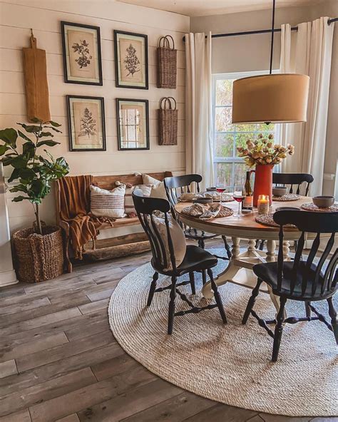 modern cottage dining room