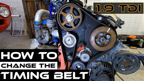 VW 1.9 TDI Timing Belt Replacement - YouTube