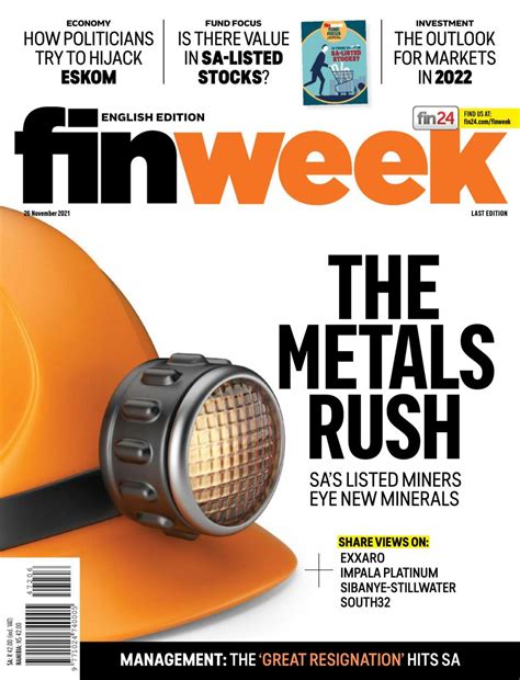 Get digital access to Finweek English Magazine | Magzter.com