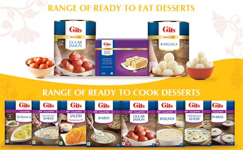GITS Instant Rabdi Dessert Mix, Pure Veg, Flavors of Saffron and ...