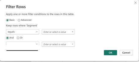 Power Query Filter Rows Basic UI bug - Microsoft Fabric Community