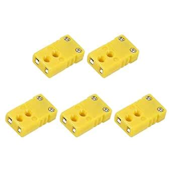 MECCANIXITY K Type Thermocouple Wire Connectors Female Plug Adapter ...