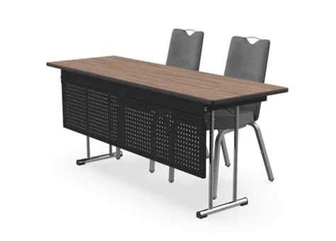 Conference Table - Modesty Table With MS Half Detachable Panel ...