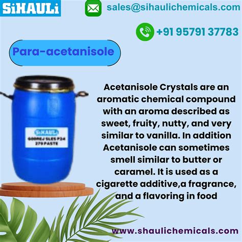 Para-Acetanisole | Sihauli Chemicals