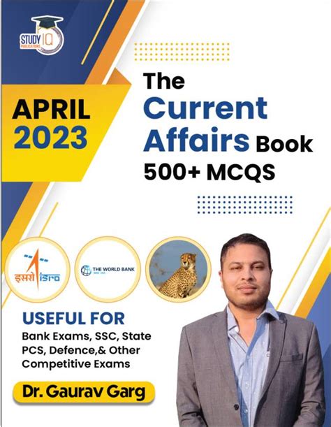 500+ MCQ's Current Affairs Book April 2023 By Dr. Gaurav Garg (English ...