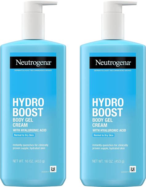 Amazon.com: Neutrogena Hydro Boost Body Gel Cream, Hydrating Body Lotion with Hyaluronic Acid ...
