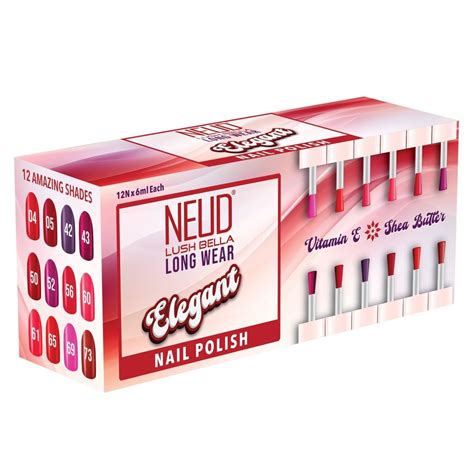 Buy NEUD Lush Bella Nail Paint Combo Set, Elegant Long Wear Nail Polish ...