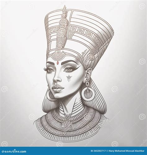 Cleopatra Face, Egyptian Pharaoh Queen, Ancient Goddess Portrait, Egypt ...