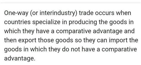 what is one way the trade - Brainly.in