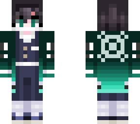 Image result for Demon Slayer Minecraft Skin Java