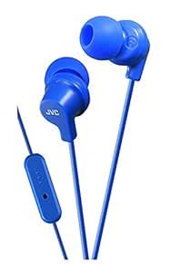 JVC HAFR15A Colorful Sound Earphones Mic Remote Blue : Amazon.in ...