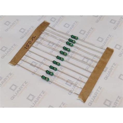 150 Ohm, 1/4 Watt Resistor (Pack of 10) - Buy 150 Ohm Resistor Online ...