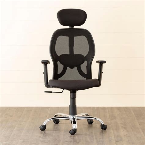Buy Granby Mesh High Back Office Chair - Black from Home Centre at just ...