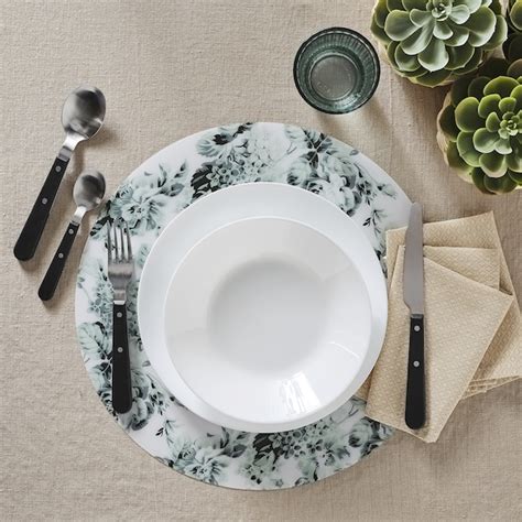 OFTAST plate, white, 25 cm (9 ¾") - IKEA