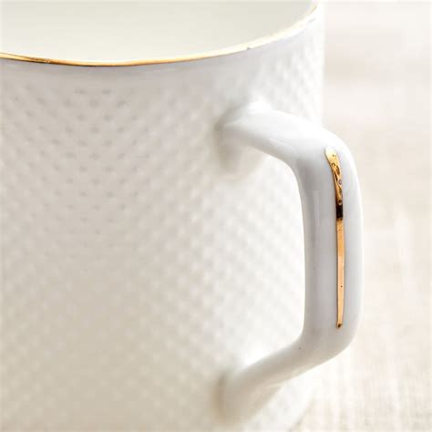 Buy Zura Blanc Set of 6 Bone China Coffee Mugs - 220ml from Home Centre ...