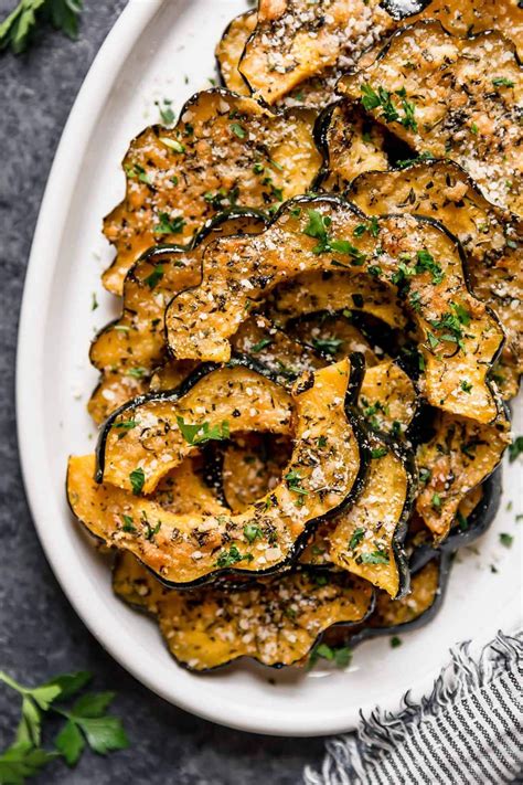 Herb roasted acorn squash with parmesan – Artofit
