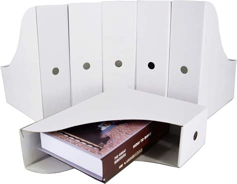 HUAPRINT White Magazine Holder6 Pack Cardboard India | Ubuy