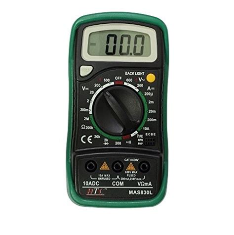 HTC Instrument Mas 830L Digital Pocket Multimeter Dmm : Amazon.in ...