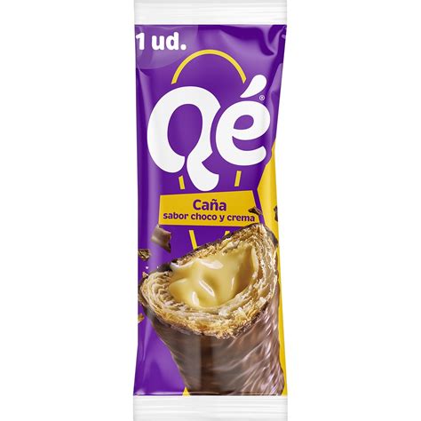 caña tamaño XL rellena de crema paquete 130 g · QE · Supermercado El ...